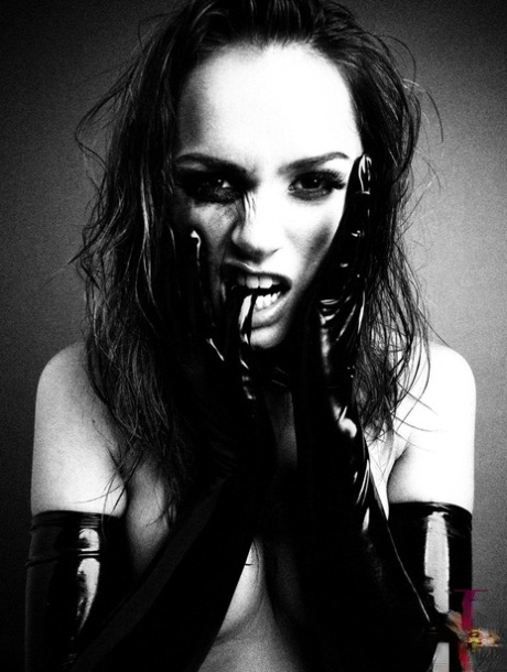 Solo girl Tori Black smokes a cigarette while fondling her small tits 36756241
