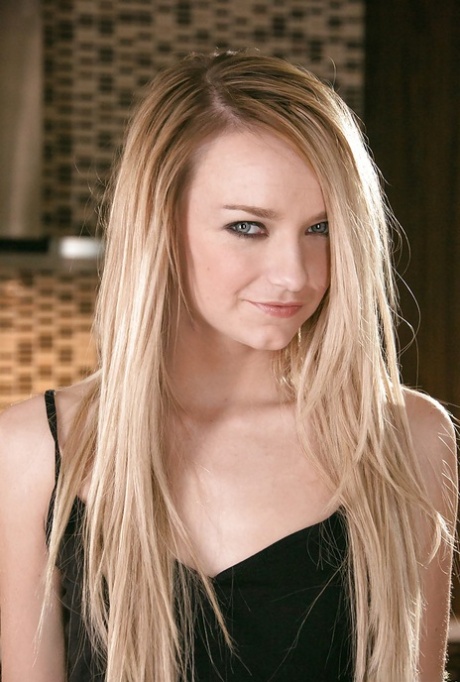 Petite blonde first timer Carmen Callaway flashing her small teen breasts 26195417